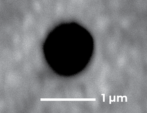 Laser drilled hole