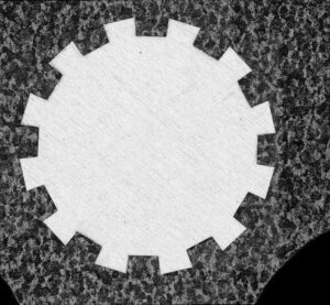 Micromachining Services 6 Laser cut gear