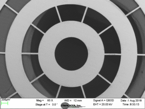 Micromachining Services 5 Laser cut spoked aperture