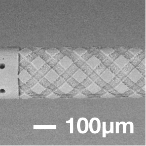 Machined Grooves in Polymer